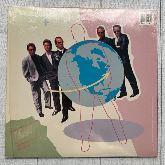 Vintage Huey Lewis & The News Small World Vinyl Record - Picture 2 of 7